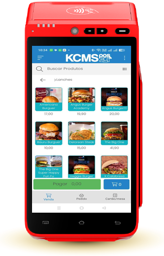 Maquininha Getnet compatível com o KCMS Smart POS